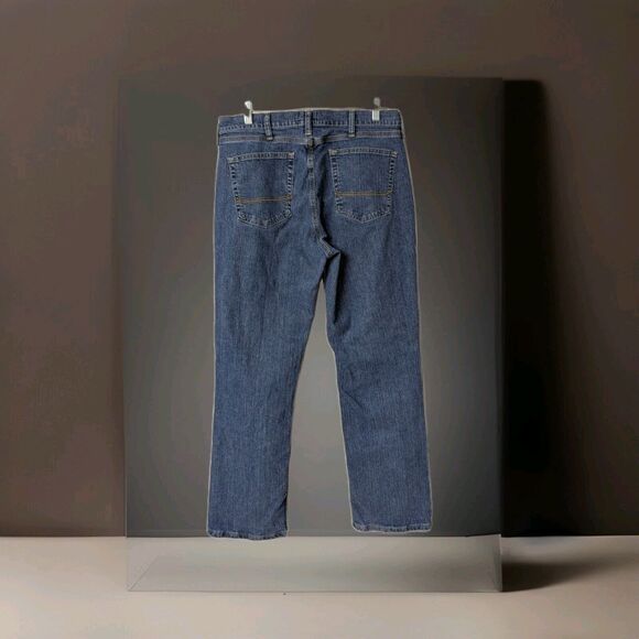 CE Schmidt Workwear Jeans Womens 16/32 Mid-Rise Straight Medium Wash Blue Denim - Picture 2 of 6